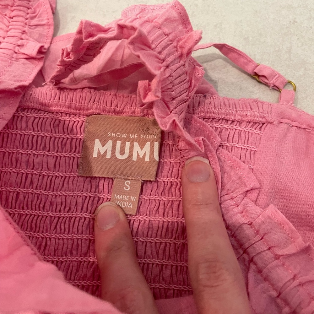 Show Me Your Mumu JOLENE MINI DRESS-PINK LEMONADE - Picture 5 of 5